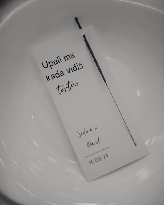 Zahvalnica sa Prskalicom Elegance