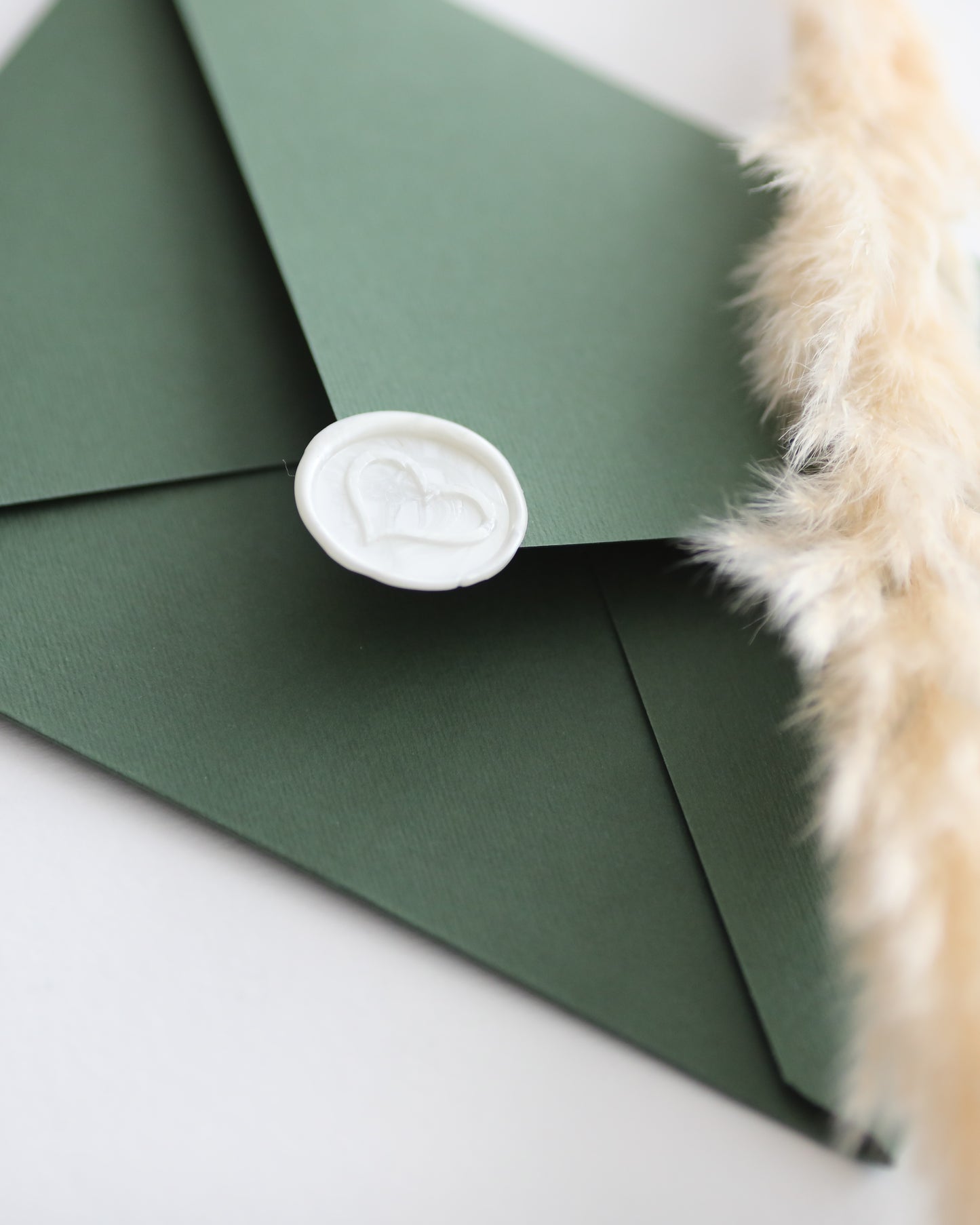 Moss green koverta