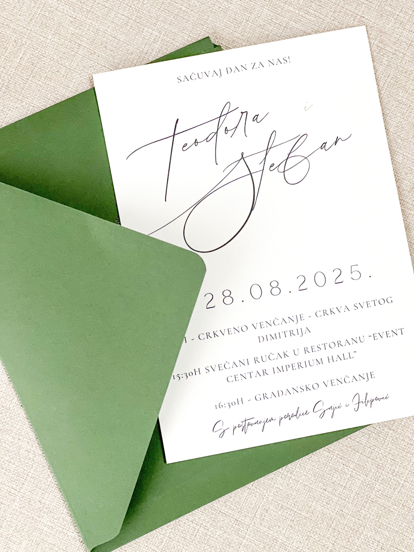 Pozivnica Minimal Signature