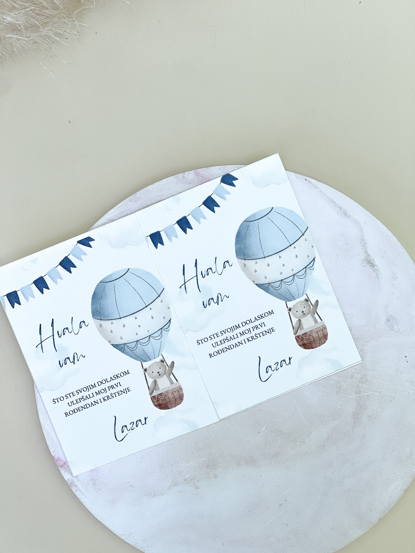 Zahvalnica sa prskalicom Balloon