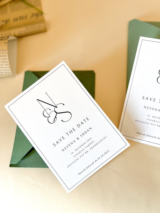 Pozivnica Classic Minimal