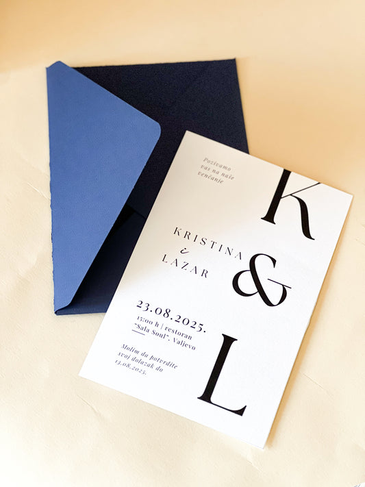 Pozivnica Clean Minimal