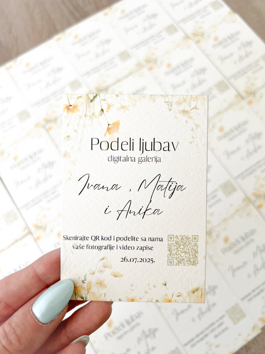 Zahvalnica sa QR kodom