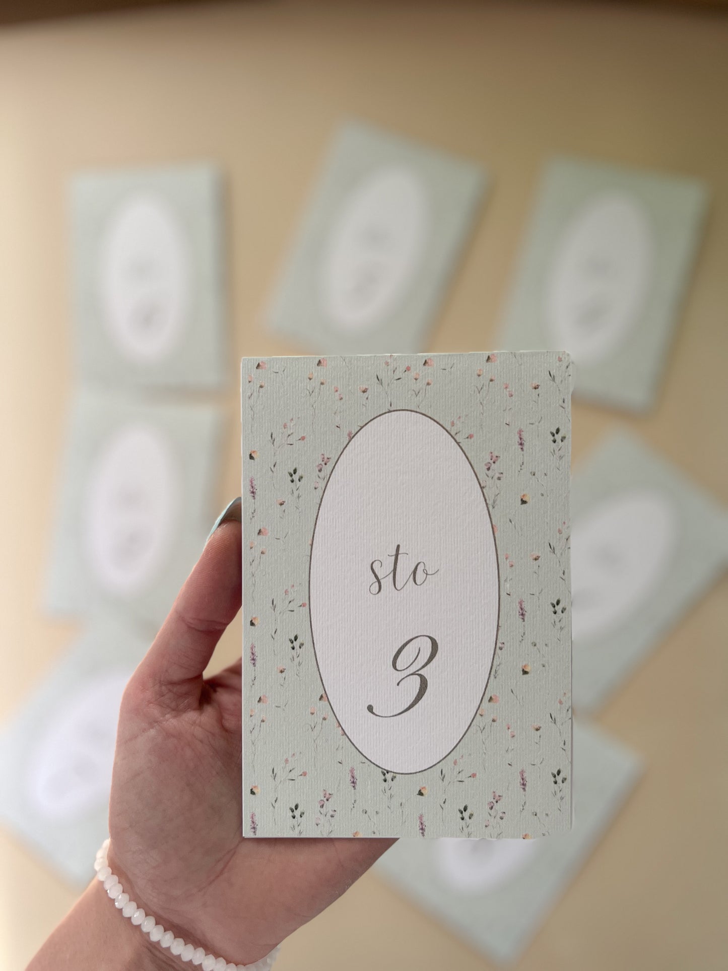 Brojevi za sto Green