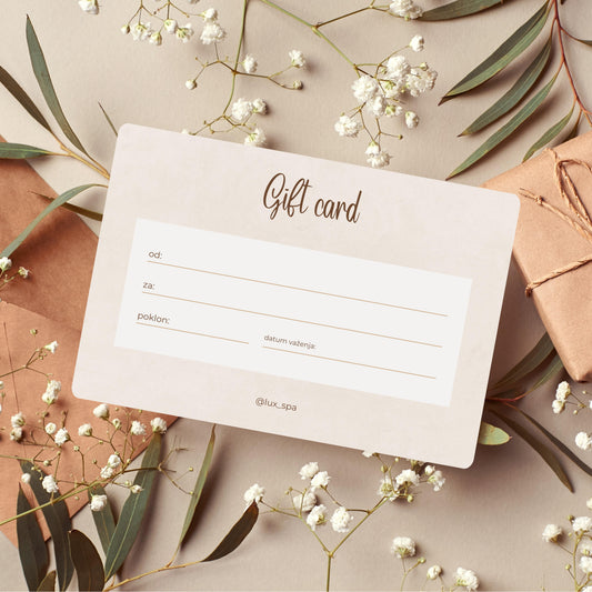 Poklon vaučer sa vašim logoom